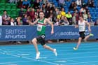 Ryan Oswald winning the 200 metres at the Scottish Championships, Scotstoun  Stadium, Glasgow.